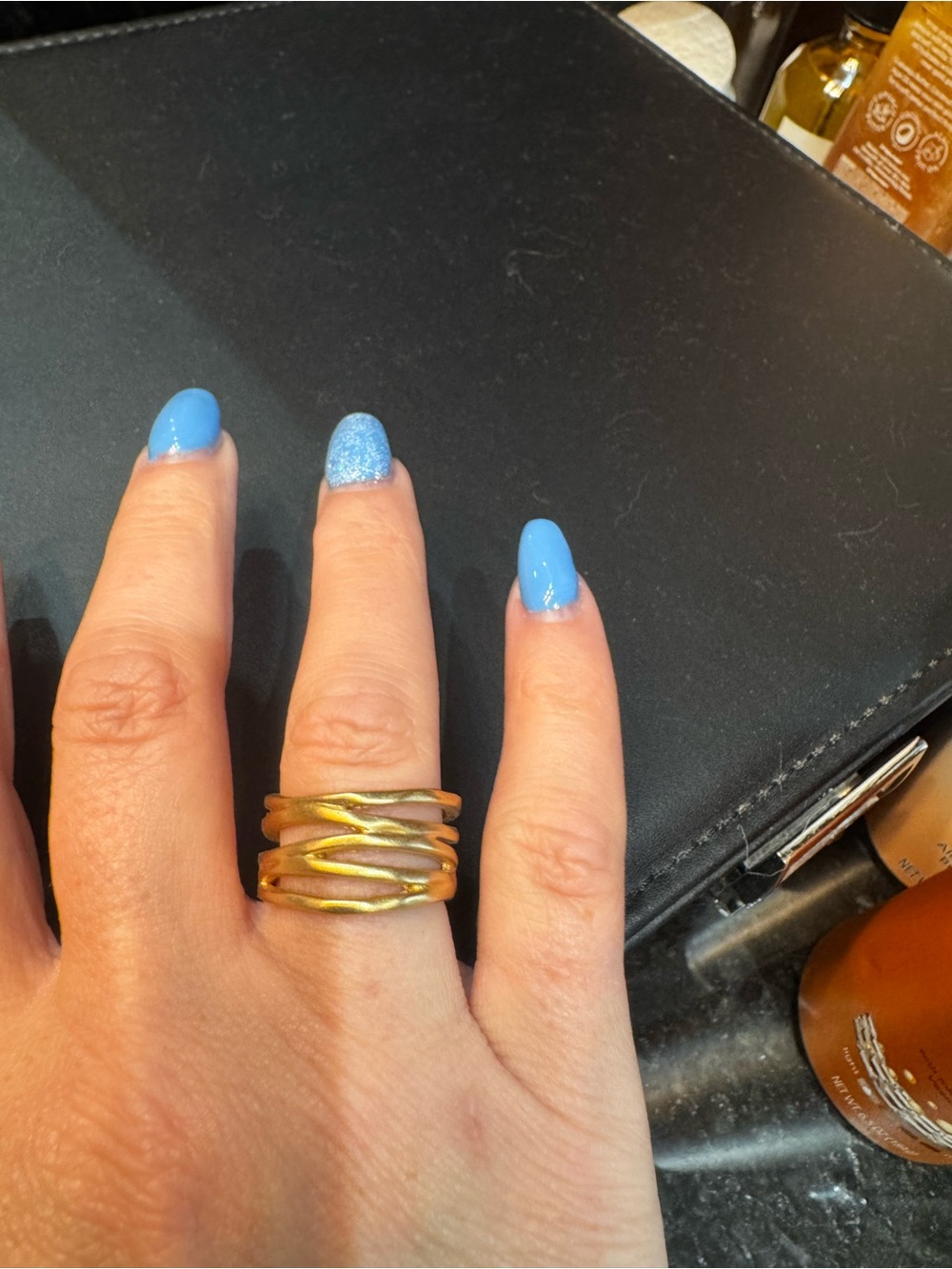 Premier Designs Gold-Tone Layered Twist Ring